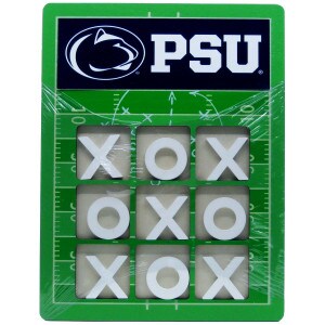tic tac toe game with Penn State Athletic Logo and PSU